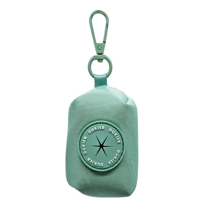Dukier Porta-sacos cor verde para cães