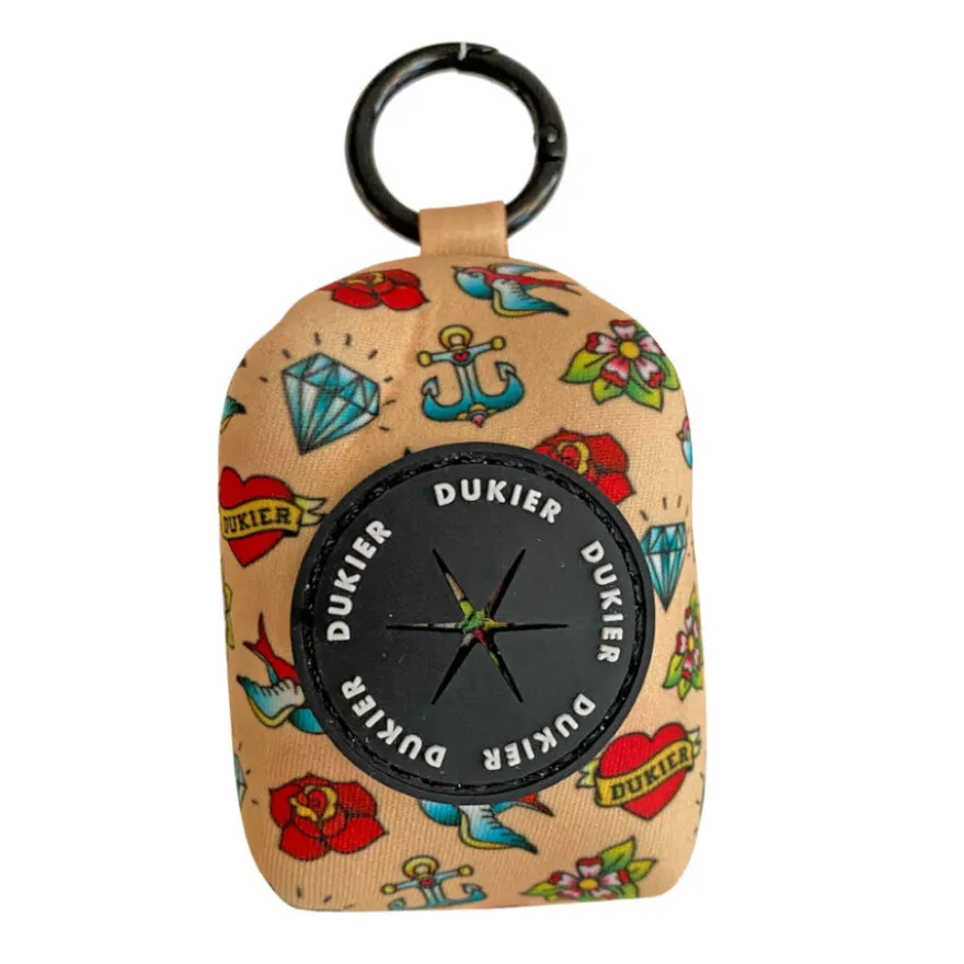 Dukier Tattoo Porta-sacos com gancho para cães