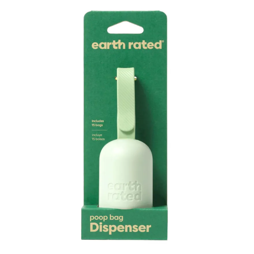 Earth Rated Dispensador de Sacos Alfazema + 15 Sacos Higiénicos para cães