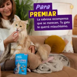Edgard & Cooper Bocaditos Pillows de salmão para gatos