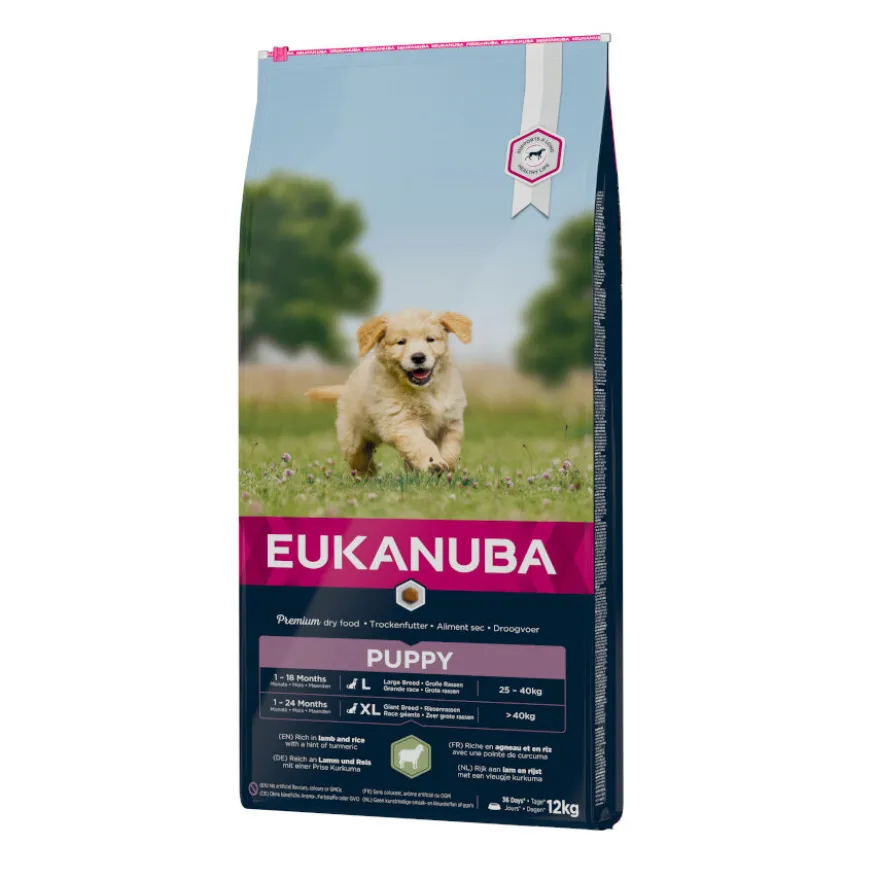 Eukanaba Puppy Cordeiro e Arroz para Raças Grandes