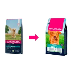 Eukanuba Adult Ração de cordeiro e arroz para cães de raça grande