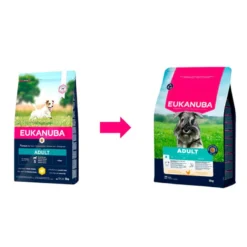 Eukanuba Adult Ração de frango para cães de raça pequena