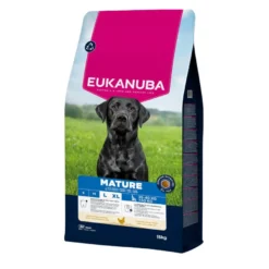 Eukanuba Mature Ração de frango para cães de raças grandes e gigantes