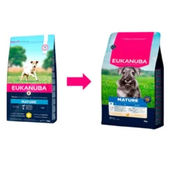Eukanuba Mature&Senior S ração para cães pequenos