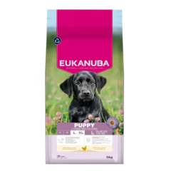 Eukanuba Puppy Large Breed Ração de frango para cães