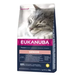 Eukanuba Senior Frango ração para gatos