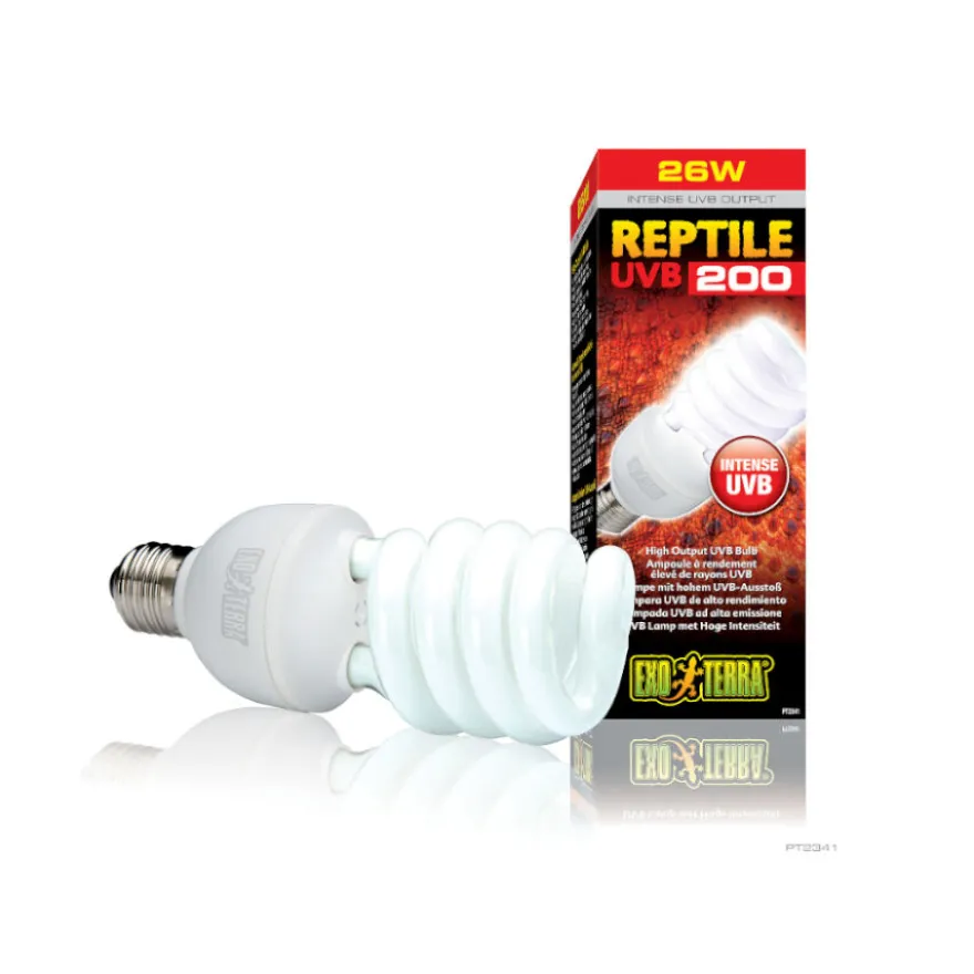 Exo Terra Reptile Lâmpada UVB 200 para terrários