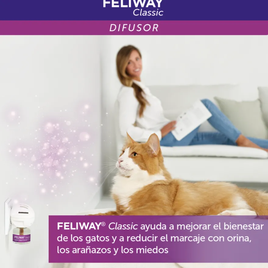 Feliway Classic Difusor e Recarga calmante para Gatos