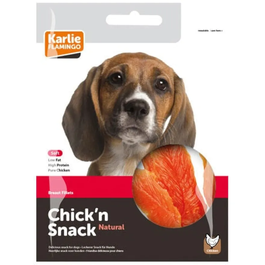 Flamingo Bifes de Frango para cães