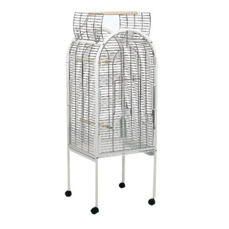 Flamingo Coco Gaiola Branca para papagaios