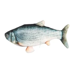 Flamingo Flounder Brinquedo em forma de Peixe Eléctrico para gatos