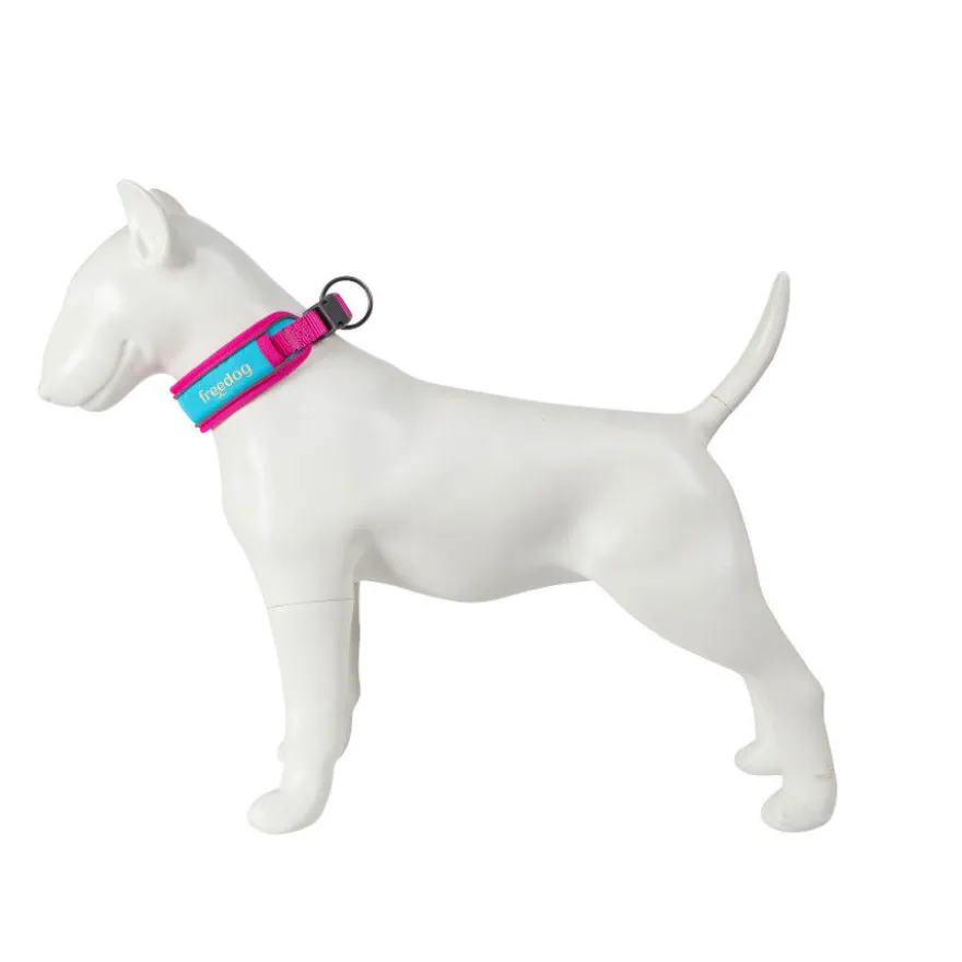 Freedog Cool Pro Tech Coleira Desportiva Fúscia para cães