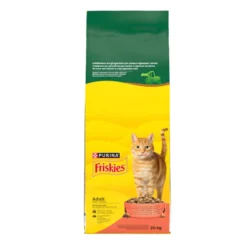 Friskies Adult Vaca, Frango e Legumes ração para gatos