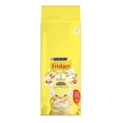Friskies Adult Vaca, Frango e Legumes ração para gatos