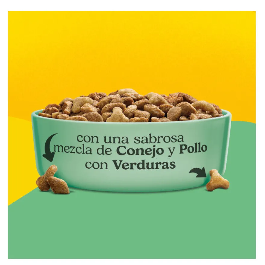 Friskies Coelho e Frango ração para gatos