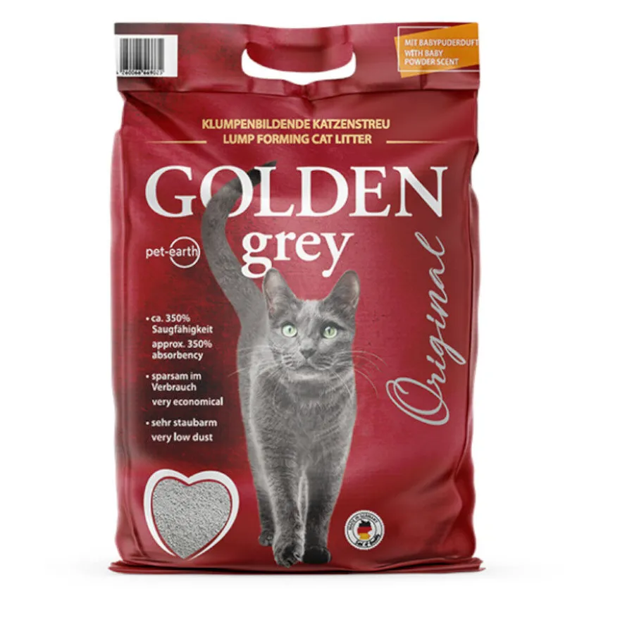 Golden Grey Areia Fina Aglomerante para gatos