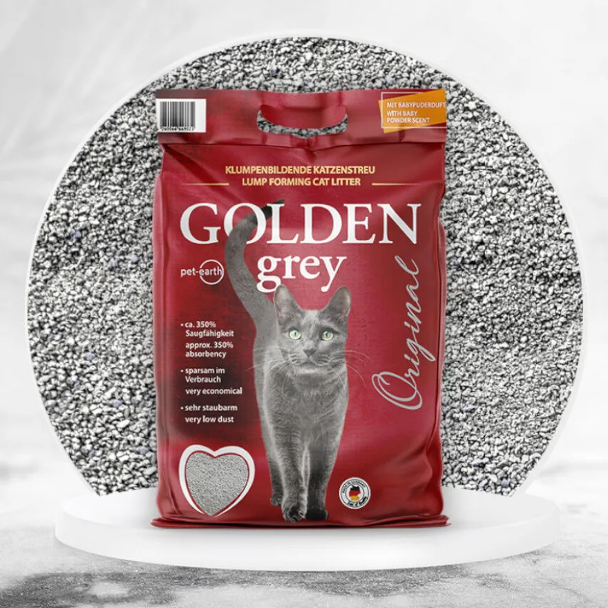 Golden Grey Areia Fina Aglomerante para gatos