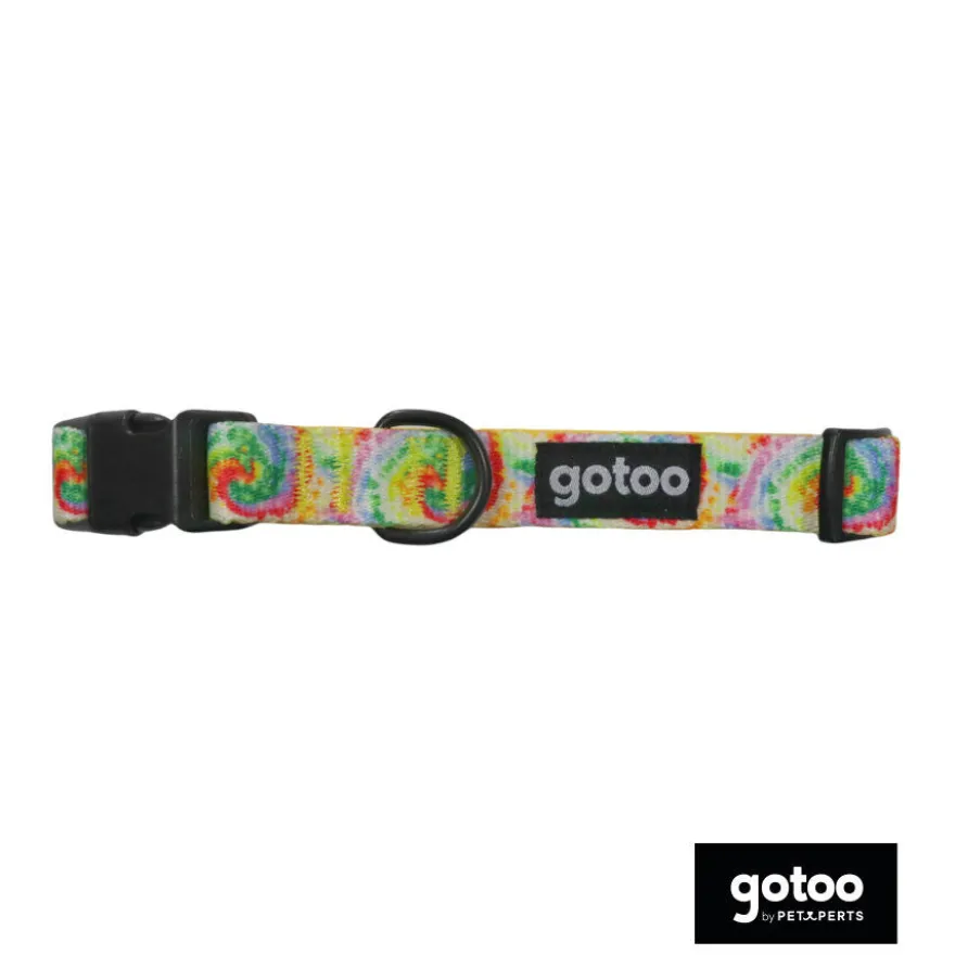 Gotoo Coleira estampada tie die para cães