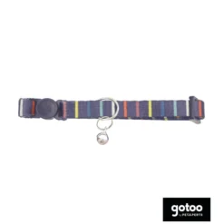 Gotoo Coleira nylon colorida para gatos