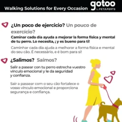 Gotoo Porta sacos estampado leopardo castanho para cães