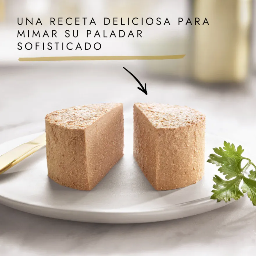 Gourmet Gold Mousse de Peixe do Oceano em lata para gatos