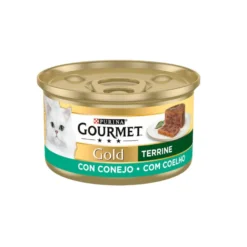 Gourmet Gold Terrine Coelho em lata para gatos
