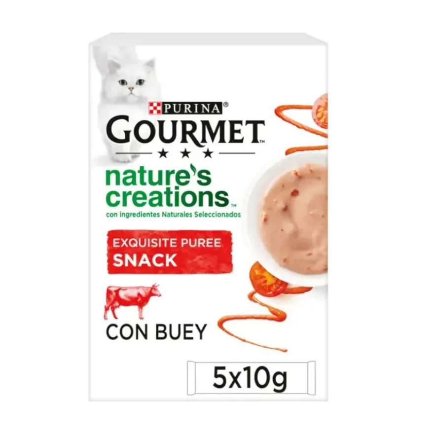 Gourmet Nature's Creations Snack Húmido de Boi para gatos