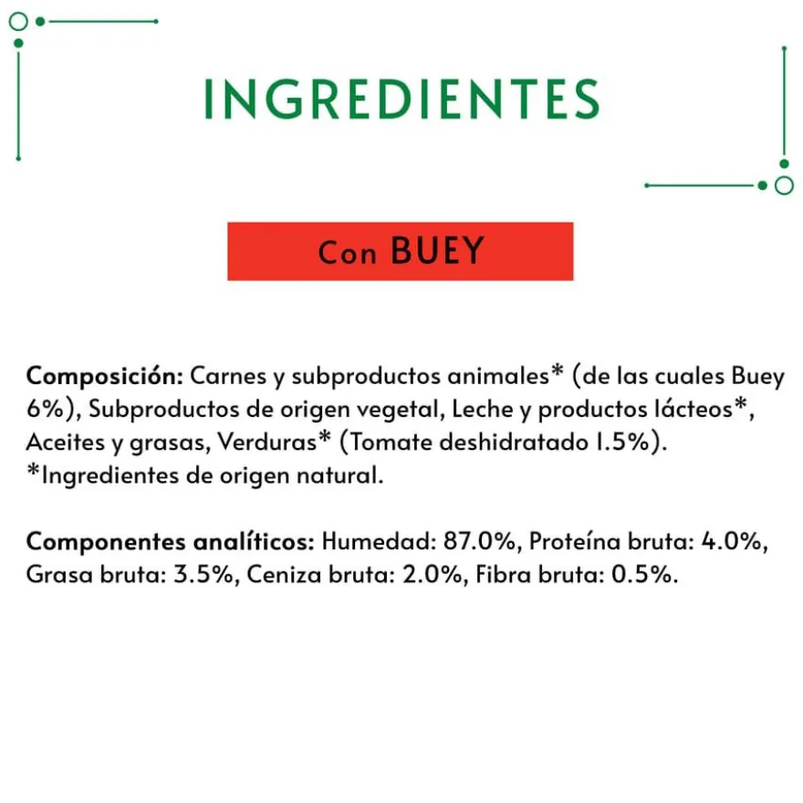 Gourmet Nature's Creations Snack Húmido de Boi para gatos