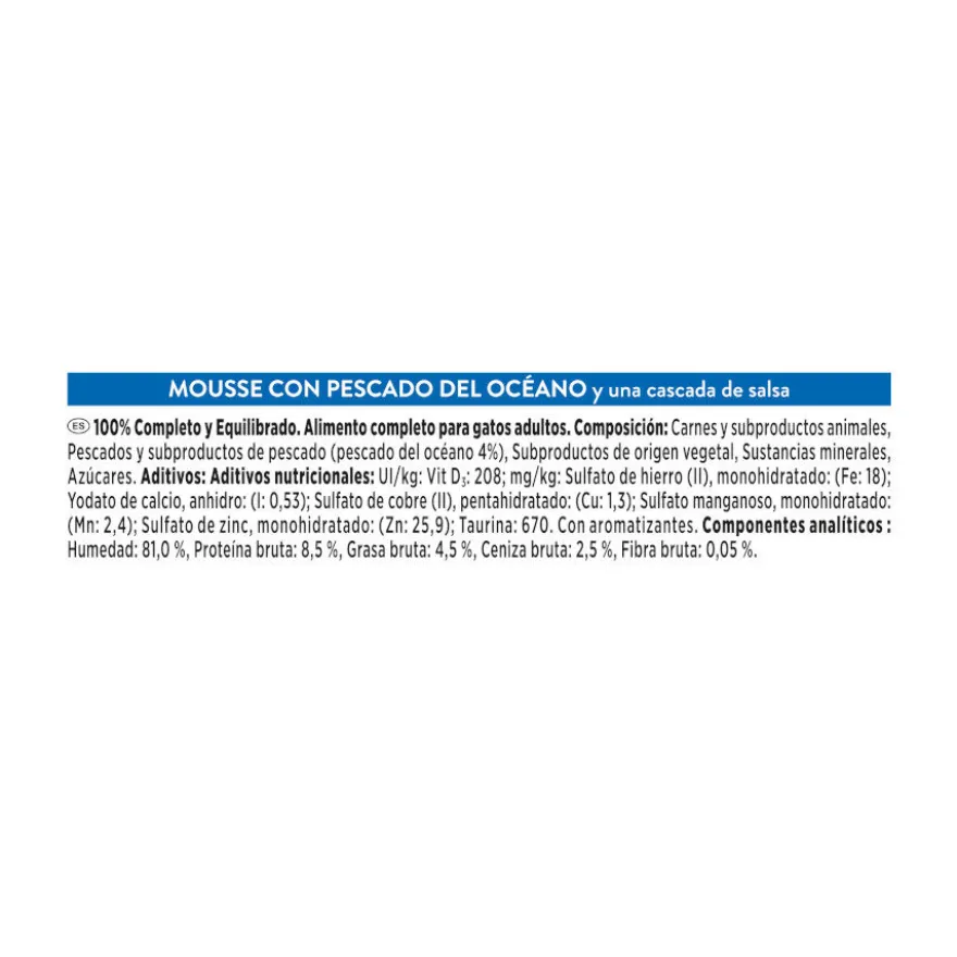 Gourmet Revelations Mousse de Peixe do Oceano para gatos - Pack