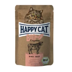 Happy Cat Bio Saqueta com carne em molho para gatos
