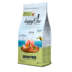 happyOne Mediterraneum Grain Free Cachorro ração de carne fresca de aves para cães