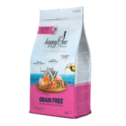 happyOne Mediterraneum Grain Free ração de sardinha para gatos esterilizados