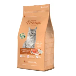 happyOne Premium ração de salmão para gatos esterilizados