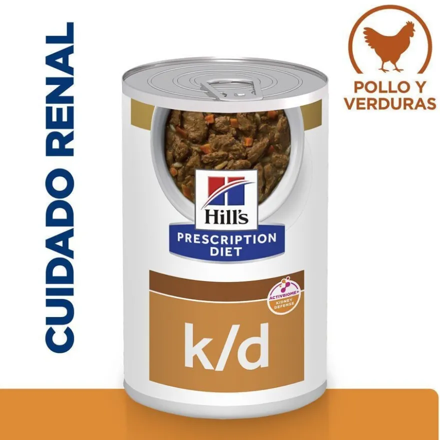 Hill's Kidney Care Frango e legumes patê lata para cães