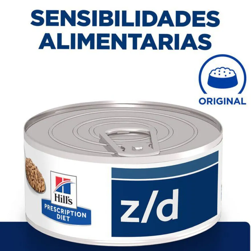 Hill's Prescription Diet Food Sensitive lata z/d para gatos