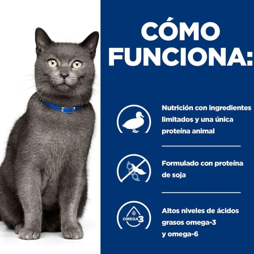 Hill's Prescription Diet Food Sensitivities d/d Pato ração para gatos