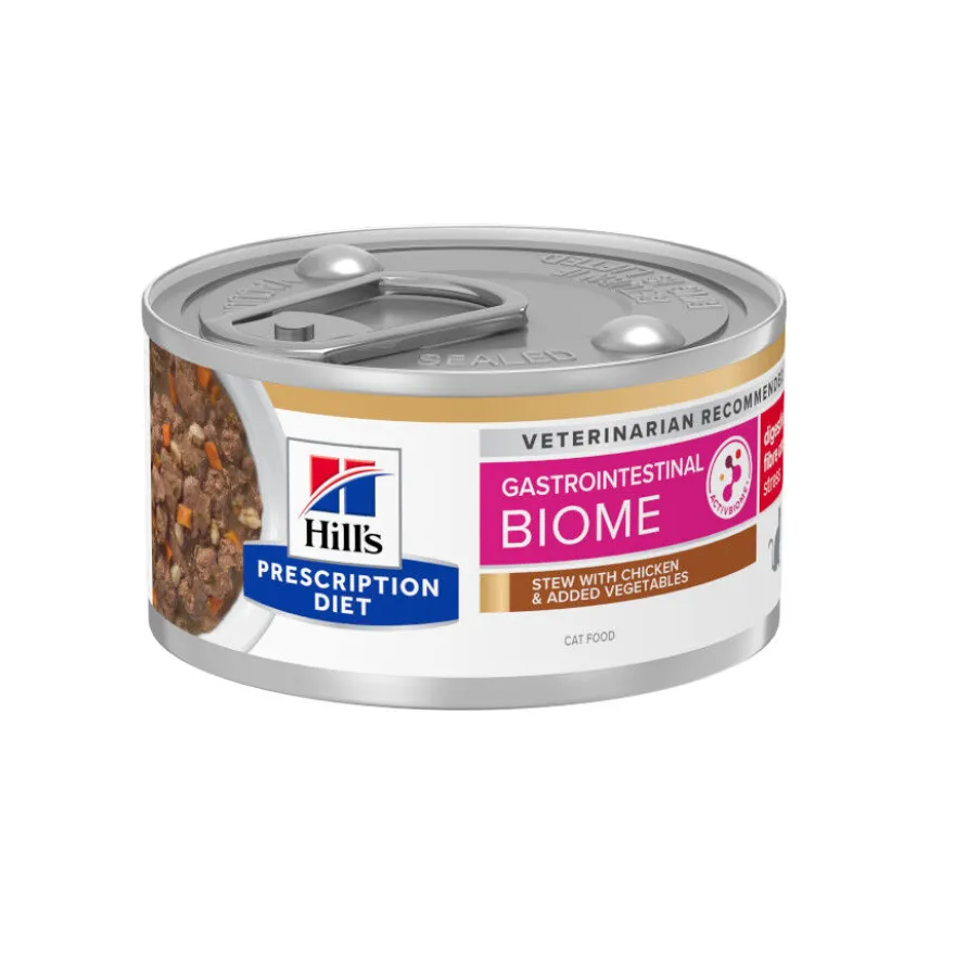 Hill’s Prescription Diet Gastrointestinal Biome Stress estufado lata para gatos