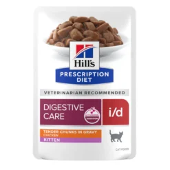 Hill's Prescription Diet I/D Digestive Care Kitten Comida húmida de frango em lata para gatinhos