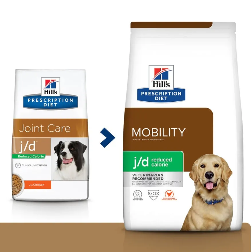 Hill's Prescription Diet Joint Care Reduced Calorie j/d Frango ração para cães