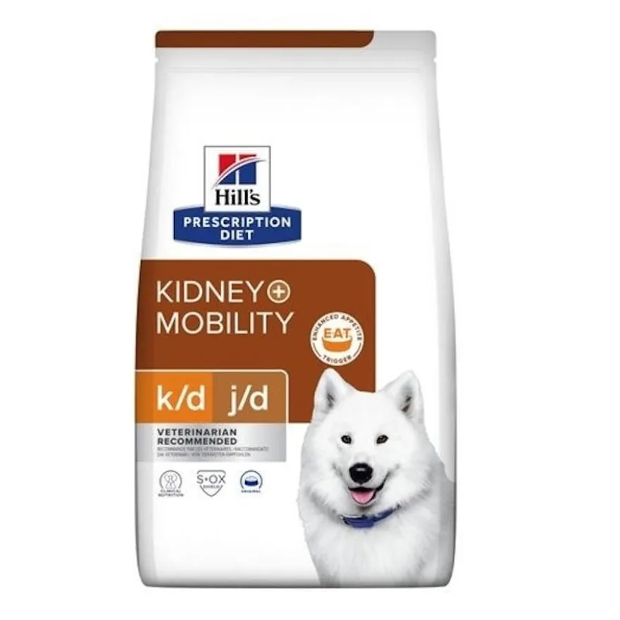 Hill's Prescription Diet Kidney + Mobility ração para cães