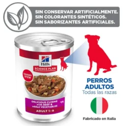 Hill's Science Plan Adult Comida húmida de Vaca e Legumes para cães