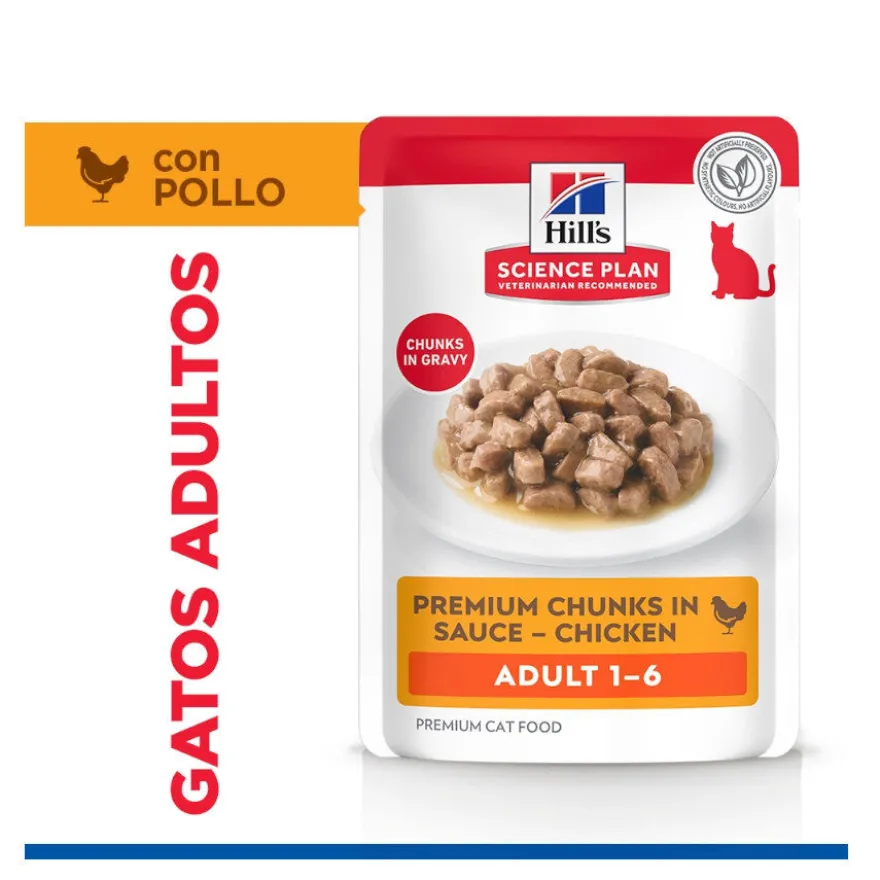 Hill's Science Plan Adult Frango saqueta para gatos