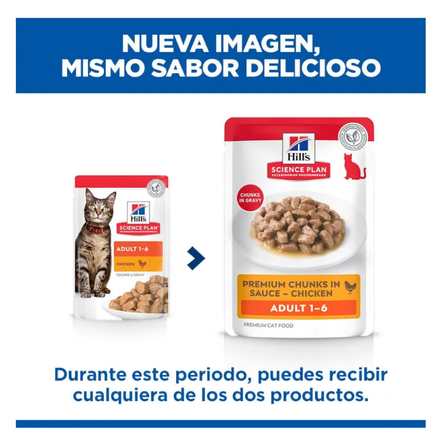 Hill's Science Plan Adult Frango saqueta para gatos