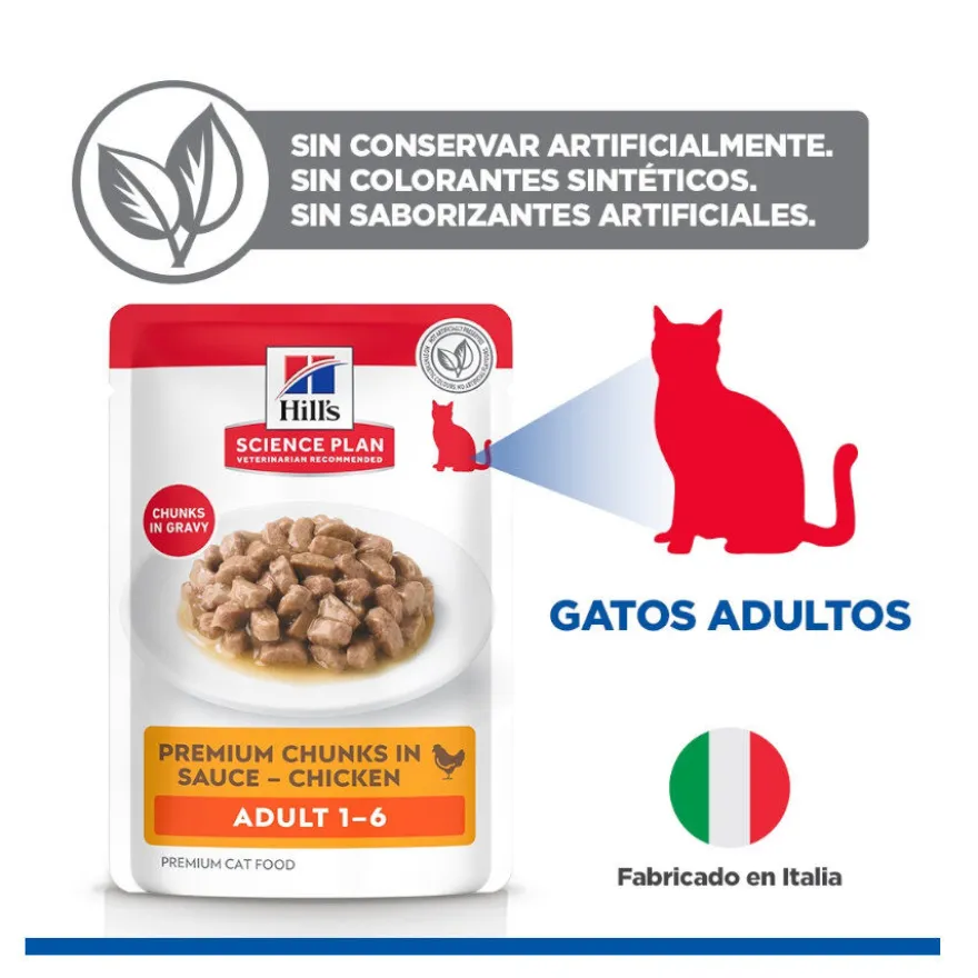 Hill's Science Plan Adult Frango saqueta para gatos