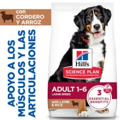 Hill's Science Plan Adult Large Breed Ração de cordeiro e arroz para cães de raças grandes