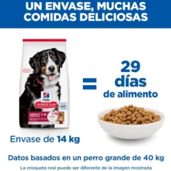 Hill's Science Plan Adult Large Breed Ração de cordeiro e arroz para cães de raças grandes