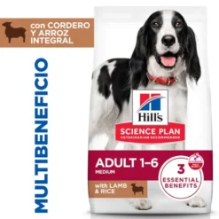 Hill's Science Plan Adult Medium Ração de cordeiro e arroz para cães de raças médias