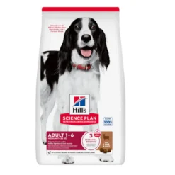 Hill's Science Plan Adult Medium Ração de cordeiro e arroz para cães de raças médias