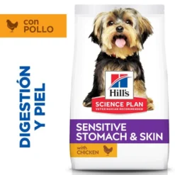 Hill's Science Plan Adult Sensitive Stomach & Skin Small & Mini Ração para cães de raças pequenas e mini